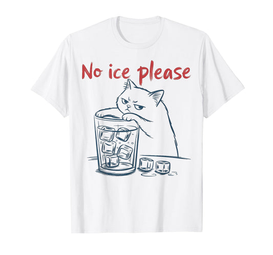 Cat No Ice Please T-Shirt