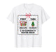 First Educate Then Celebrate Christmas Tree Teacher Funny T-Shirt