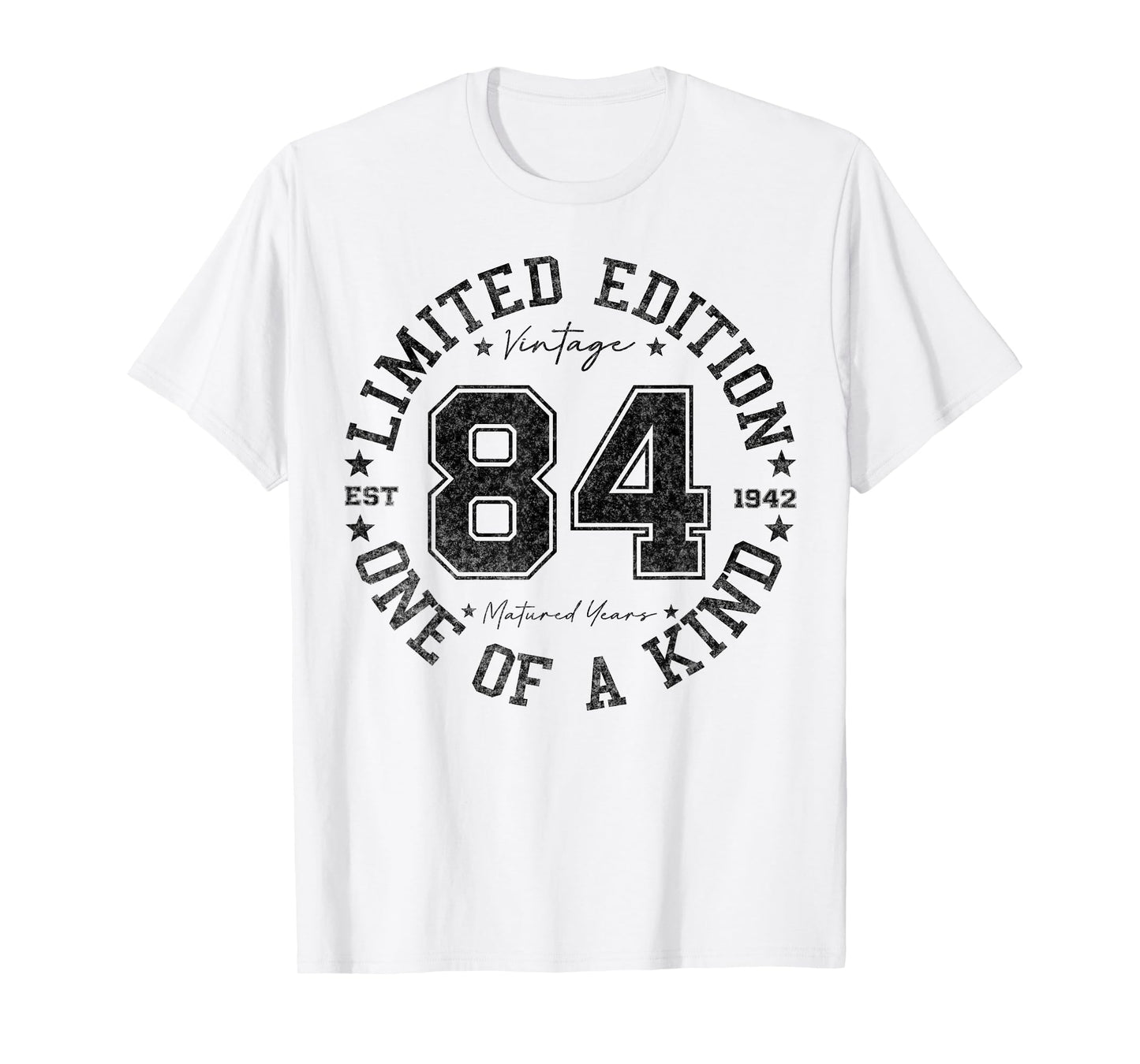 84 Year Old Gifts Vintage 1942 Limited Edition 84th Birthday T-Shirt