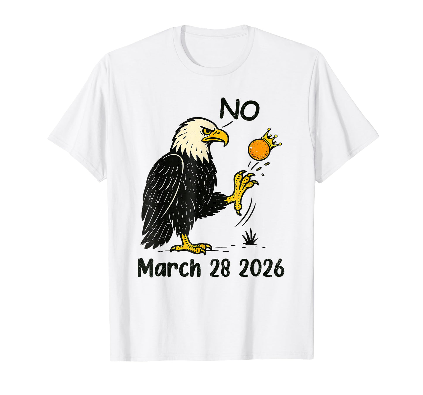 No Kings in America March 28 2026 No Kings Day Funny T-Shirt