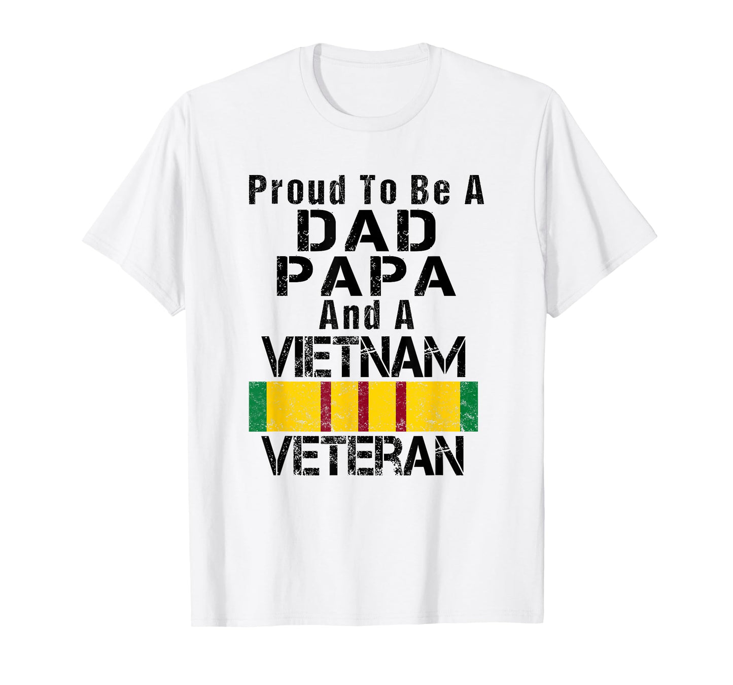 Veteran's Day - Proud Dad Papa Vietnam Veteran T-Shirt