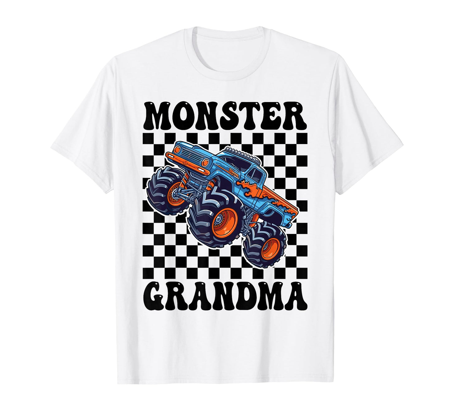 Monster Truck Grandma Family Matching Monster Trucks T-Shirt