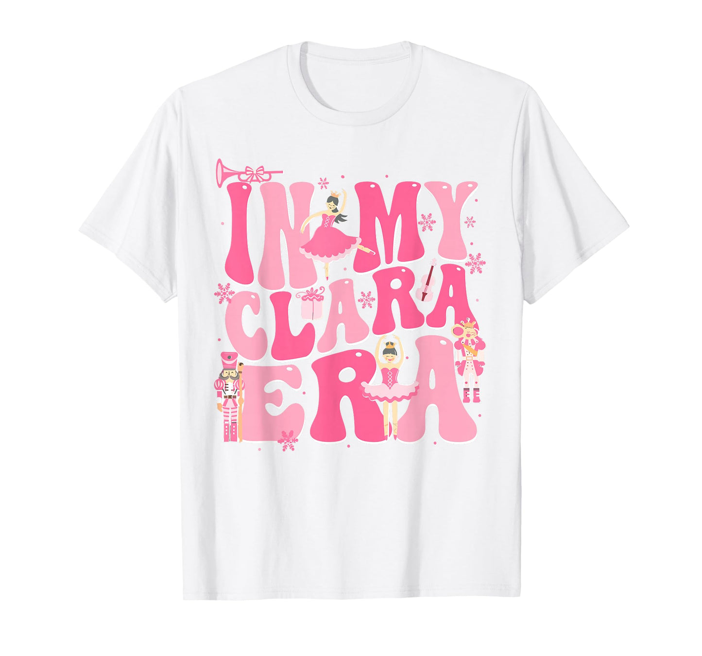 Coquette in My Clara Era Christmas Nutcracker Merry Xmas Kid T-Shirt