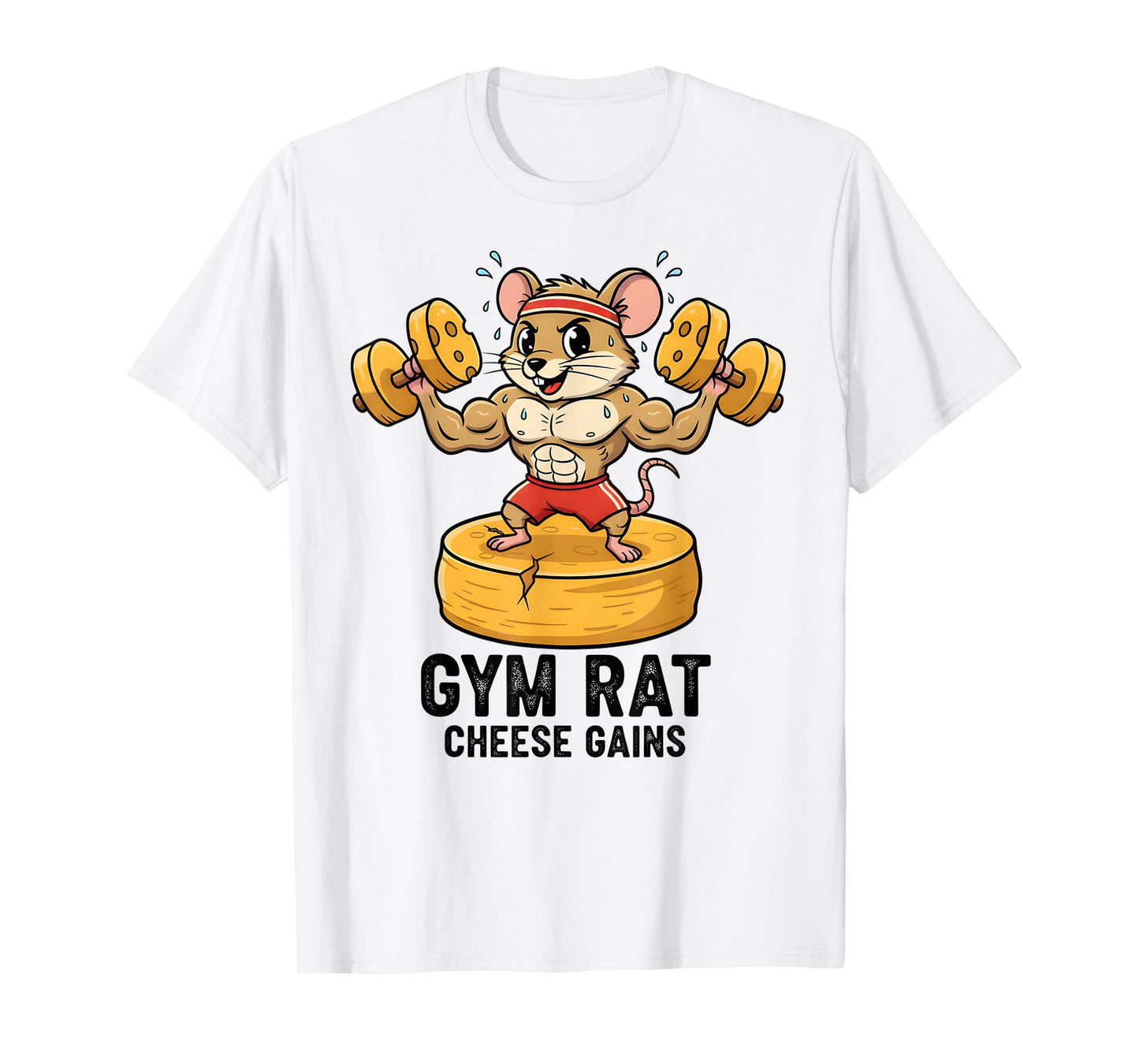 Gym Rat Exercise Workout Fitness Coach Gift Men Women Kids T-Shirt
