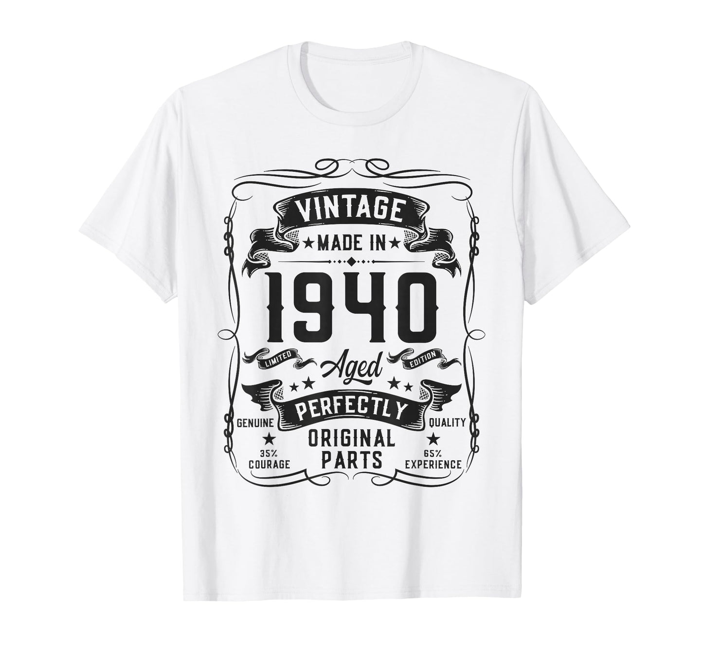 Vintage 1940 86yr 86th Birthday Gifts for Men 86 Years Old T-Shirt