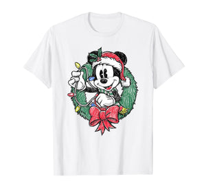 Disney Mickey and Friends Christmas Sketch Ornament Mickey T-Shirt
