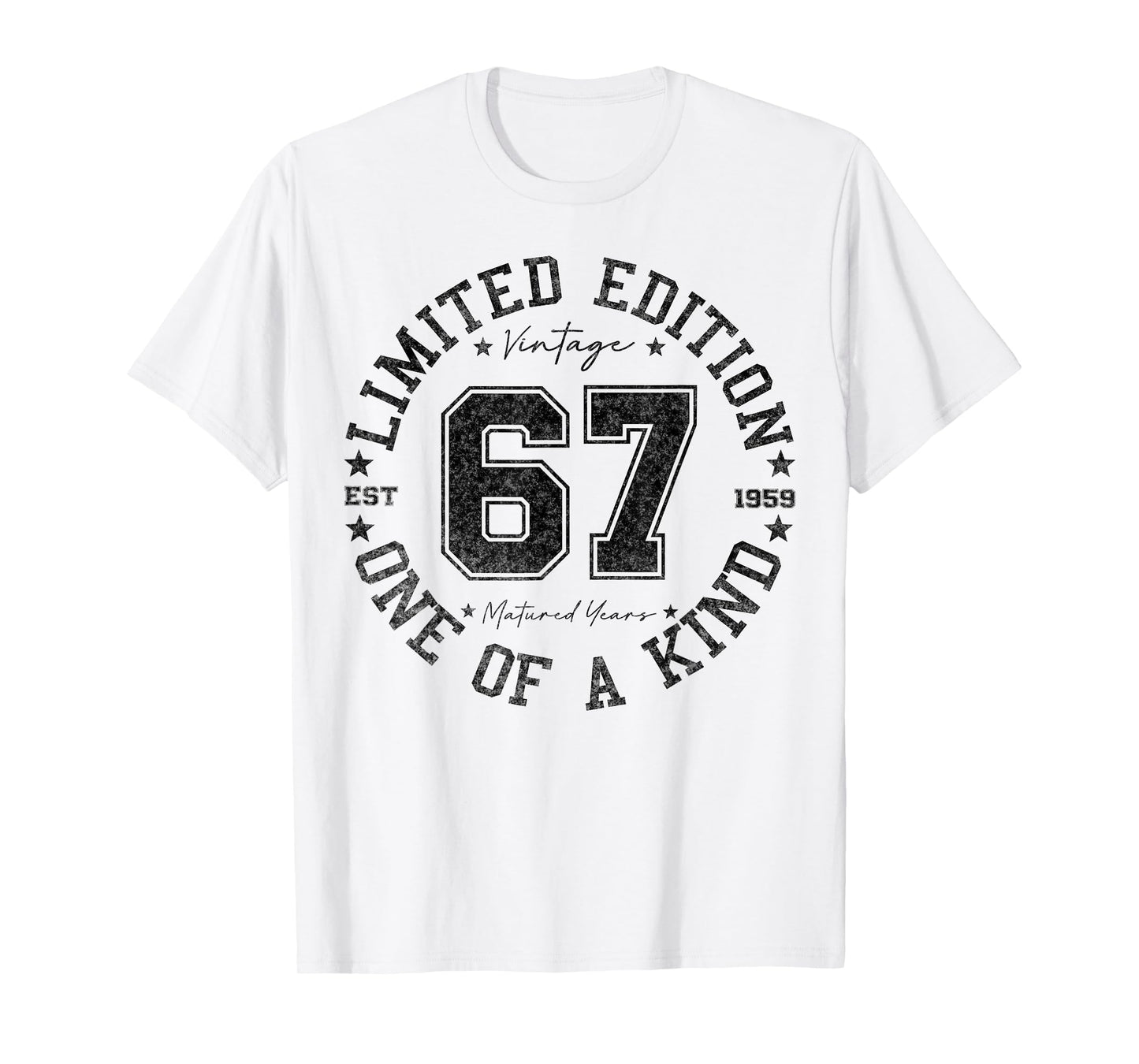 67 Year Old Gifts Vintage 1959 Limited Edition 67th Birthday T-Shirt