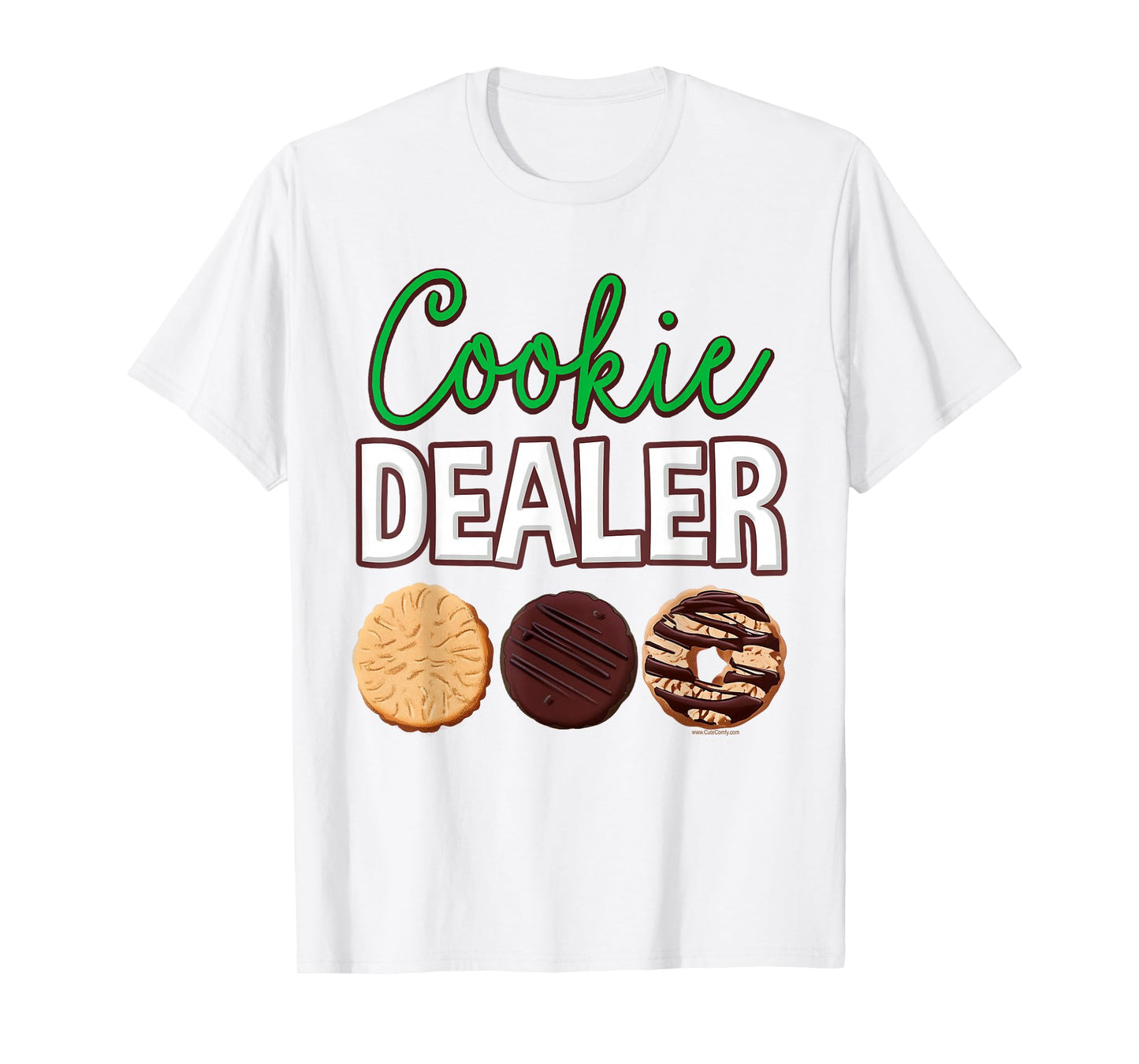 Cookie Dealer Funny Scout Kid Mom Scouting Troop Leader T-Shirt