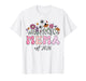 Mema Est. 2026 Pink Wildflower Promoted to Mema T-Shirt