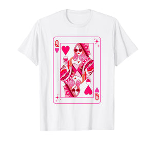Queen of Hearts Valentine Her Mother Mom Bachelorette Party T-Shirt