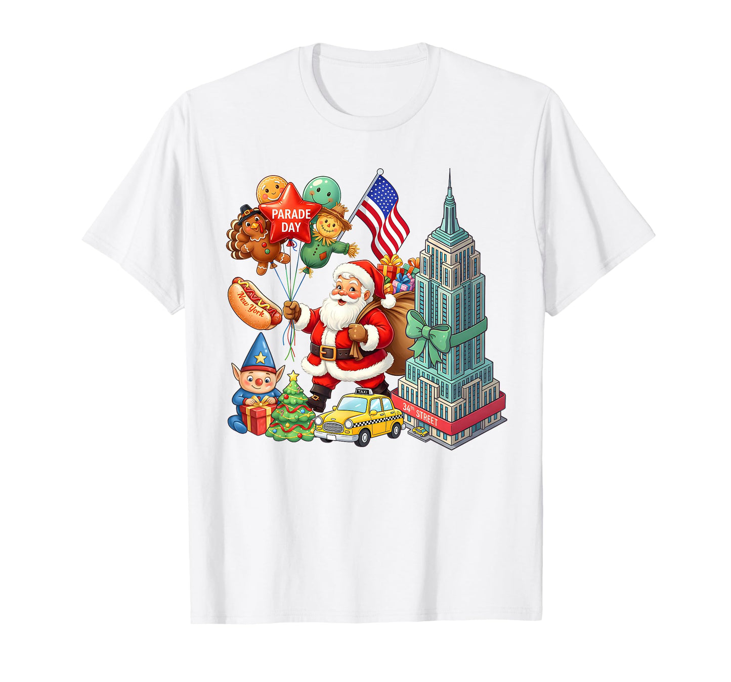 New-York Thanksgiving Parade Funny Festive Holiday Men Women T-Shirt