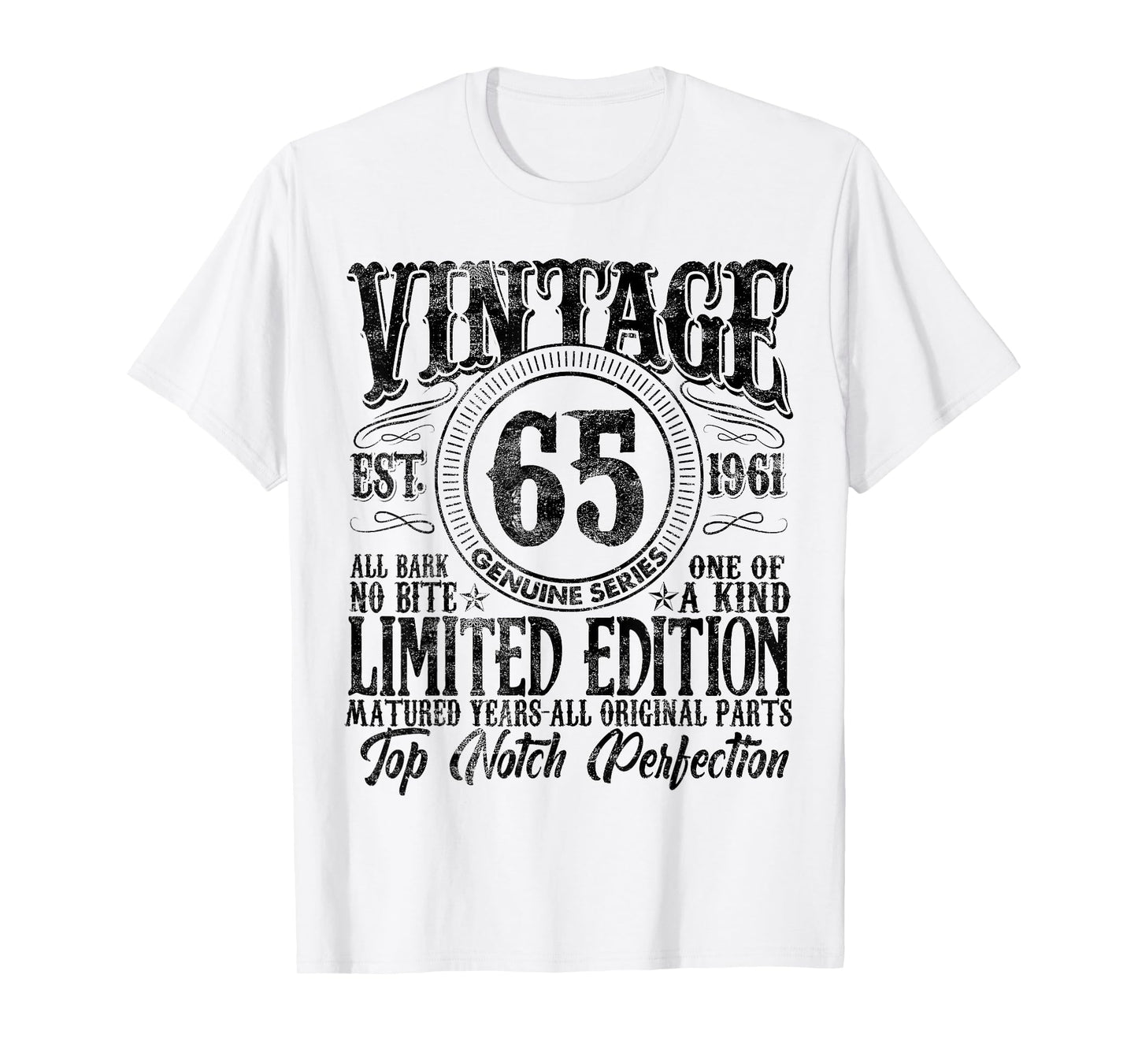 65 Year Old Gifts Vintage 1961 Limited Edition 65th Birthday T-Shirt