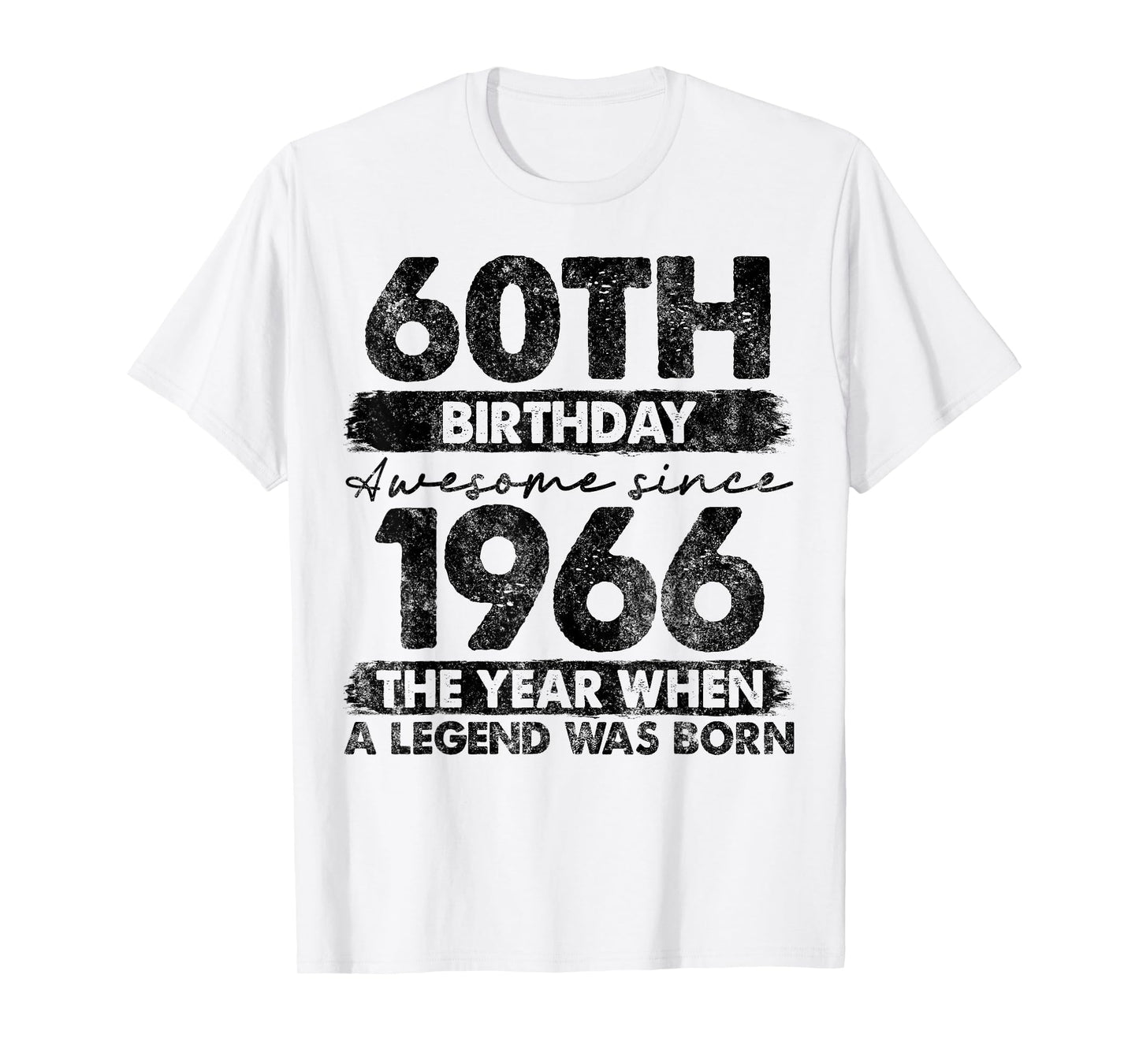 60 Year Old Gifts Vintage 1966 Limited Edition 60th Birthday T-Shirt