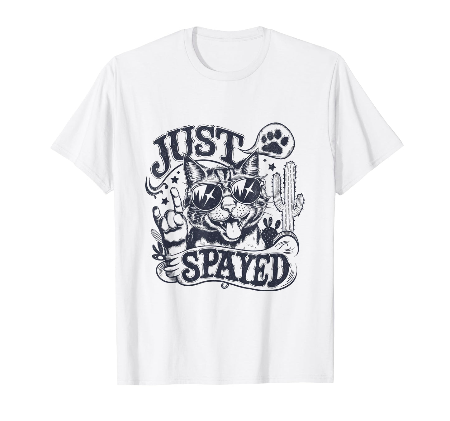 Just Spayed - Hysterectomy Cat T-Shirt