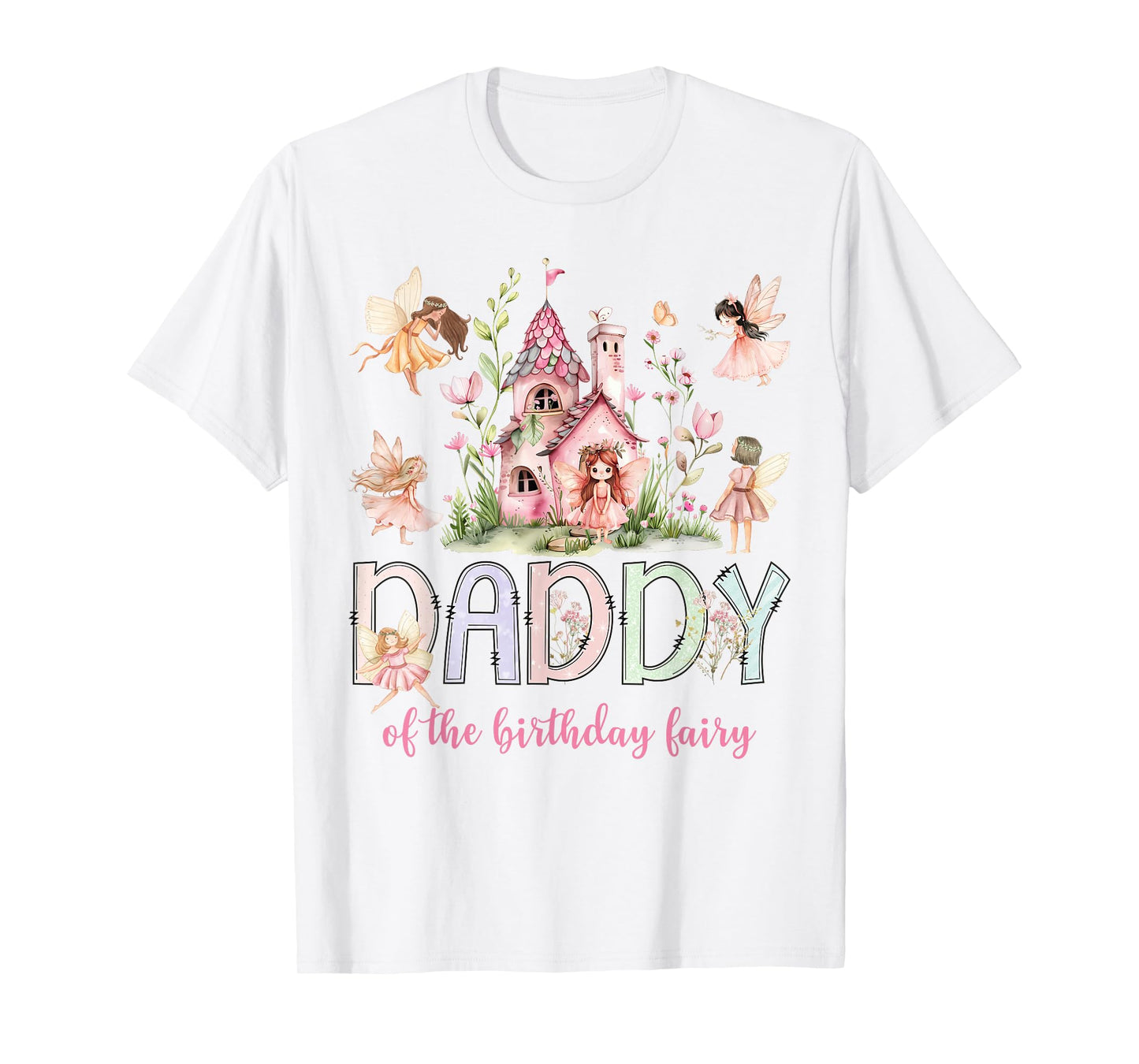 Daddy of The Birthday Fairy Magical Girl Matching T-Shirt