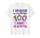 I Sparkled My Way Through 100 Days of School Funny Print T-Shirt