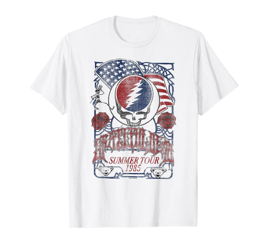 Grateful Dead Americana Summer '85 Tour Vintage Band T-Shirt
