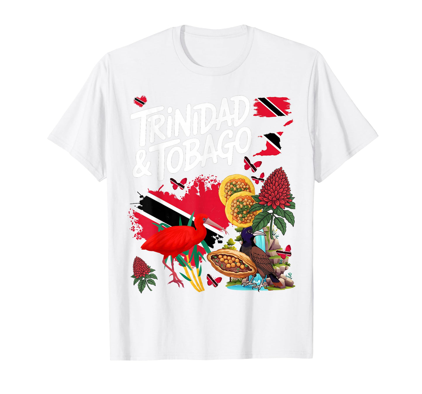 Trinidad Flag Idea for Women Trinidad & Tobago Culture T-Shirt