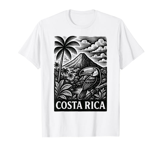 Arenal Volcano Toucan Costa Rica T-Shirt