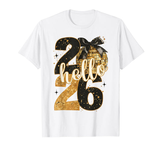 Happy New Year Party 2026 Balloon Family Matching Men Women T-Shirt