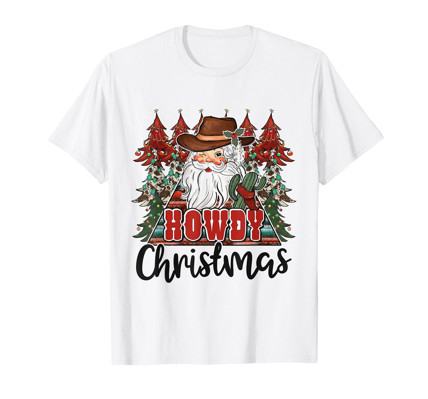 Howdy Christmas Santa Claus T-Shirt