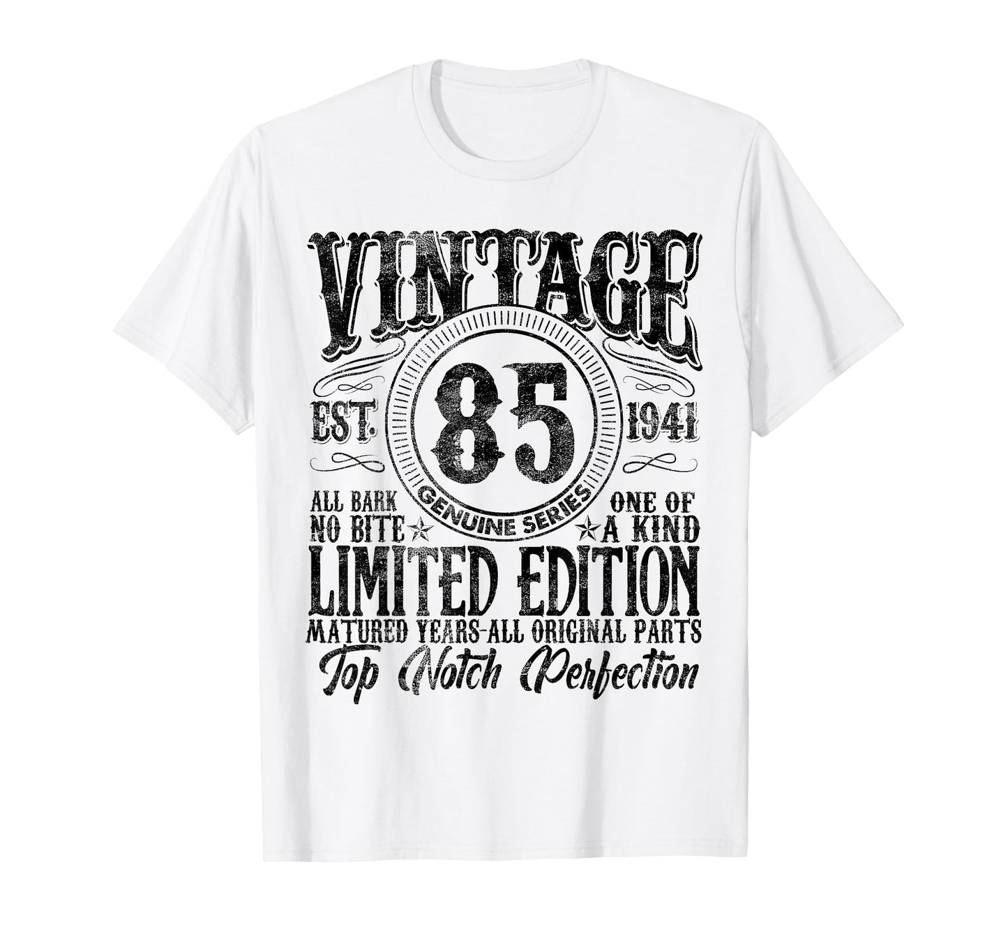 85 Year Old Gifts Vintage 1941 Limited Edition 85th Birthday T-Shirt