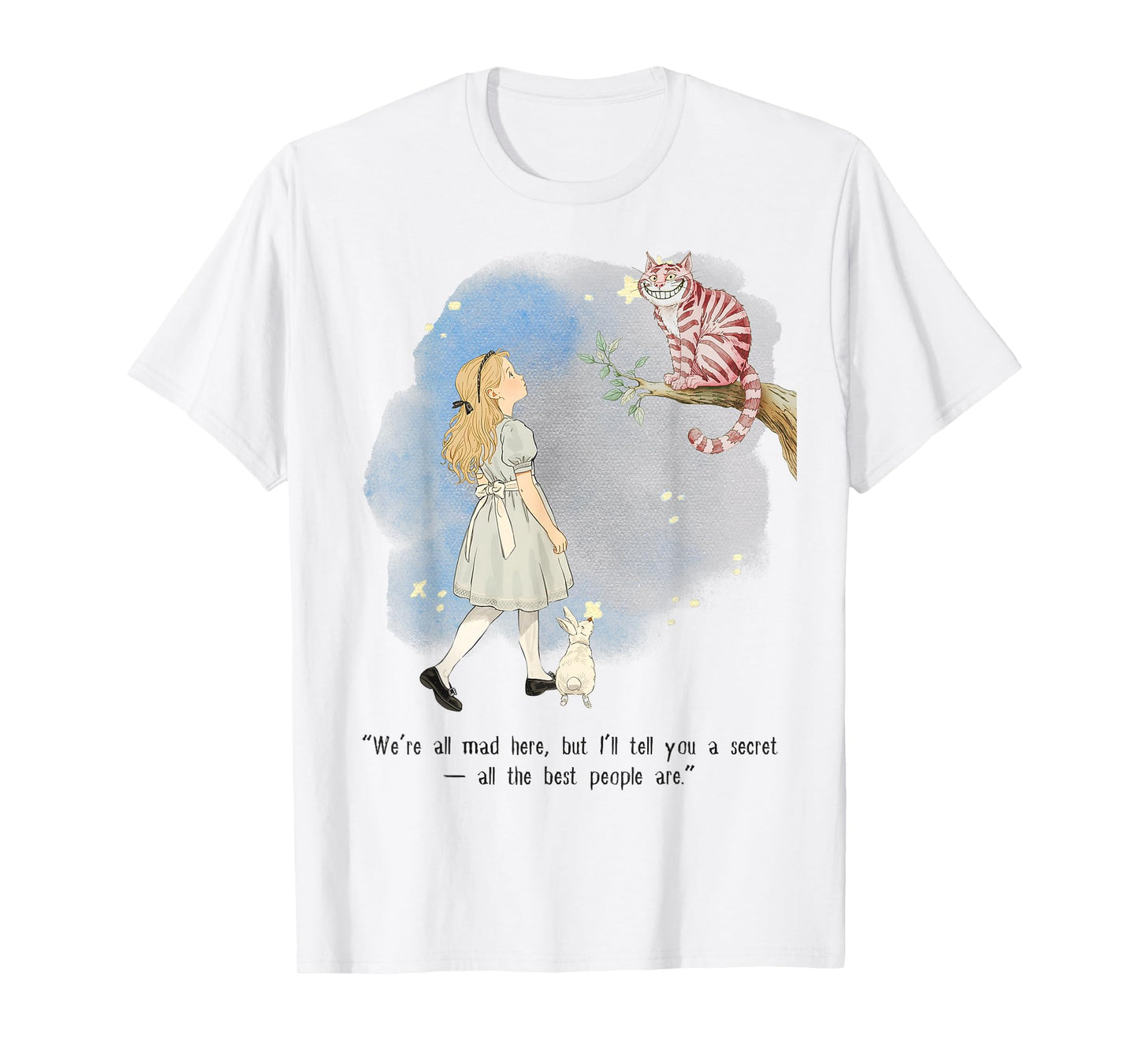 Alice Adventures Retro Children's Vintage Book Day Girls T-Shirt