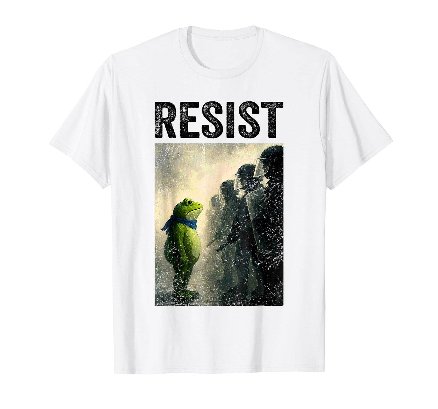 Resist Frog Portland Frog Protest T-Shirt