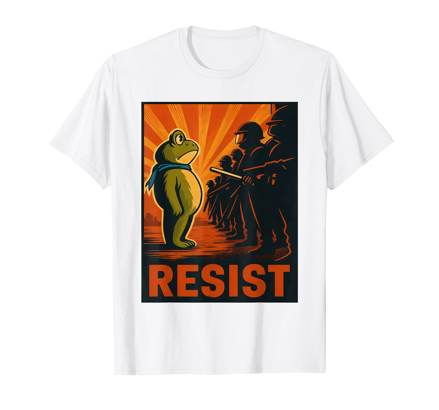 Frog Resist Portland Frog Protest - Portland Frog Activist T-Shirt