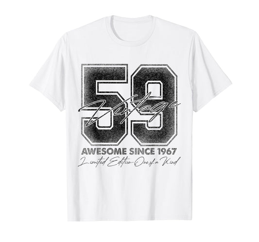 59 Year Old Gifts Vintage 1967 Limited Edition 59th Birthday T-Shirt