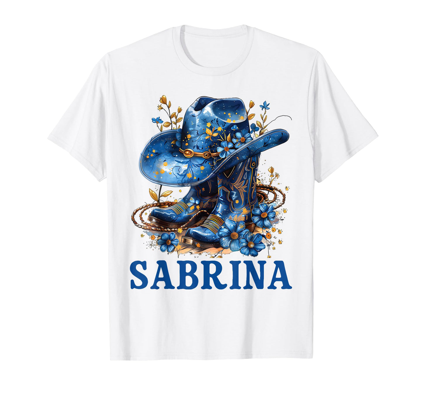 Girl Retro Sabrina First Name Personalized Groovy 80's T-Shirt
