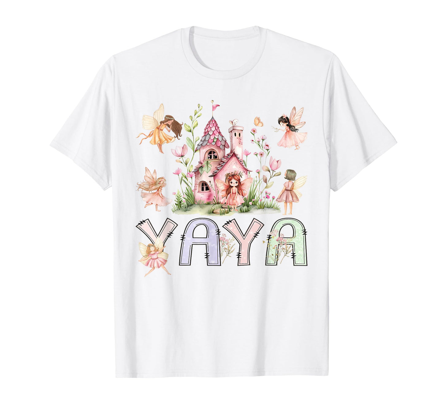 Fairy Yaya Magical Fairytale Birthday Girl Family Matching T-Shirt