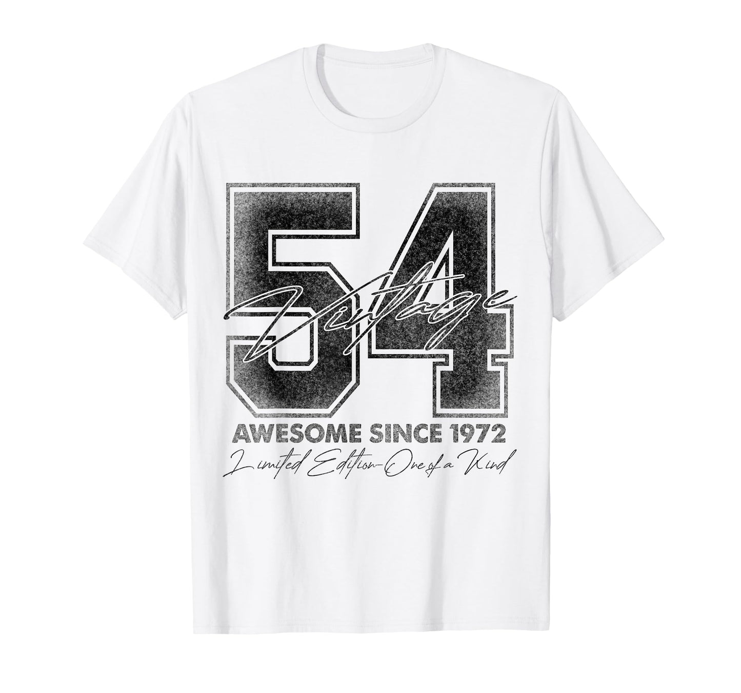 54 Year Old Gifts Vintage 1972 Limited Edition 54th Birthday T-Shirt