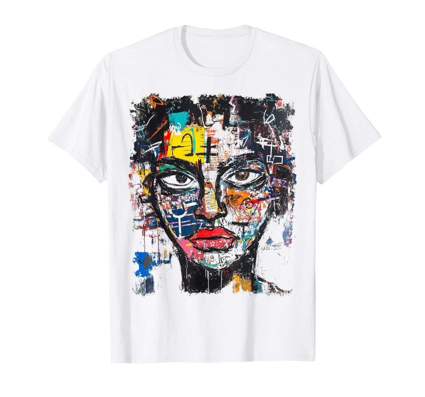 Designer Expressionism Abstract Art 80's T-Shirt