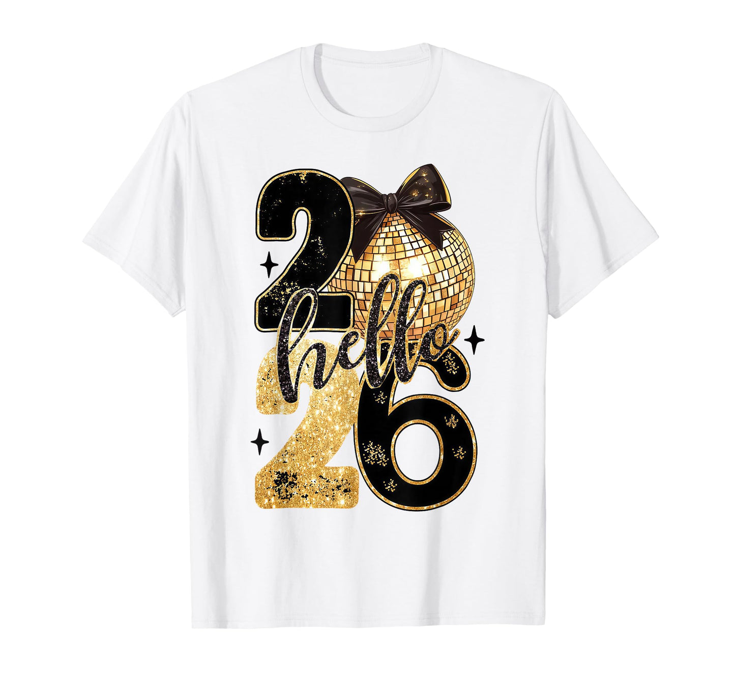 Happy New Year Party 2026 Ballon Family Matching Men Women T-Shirt