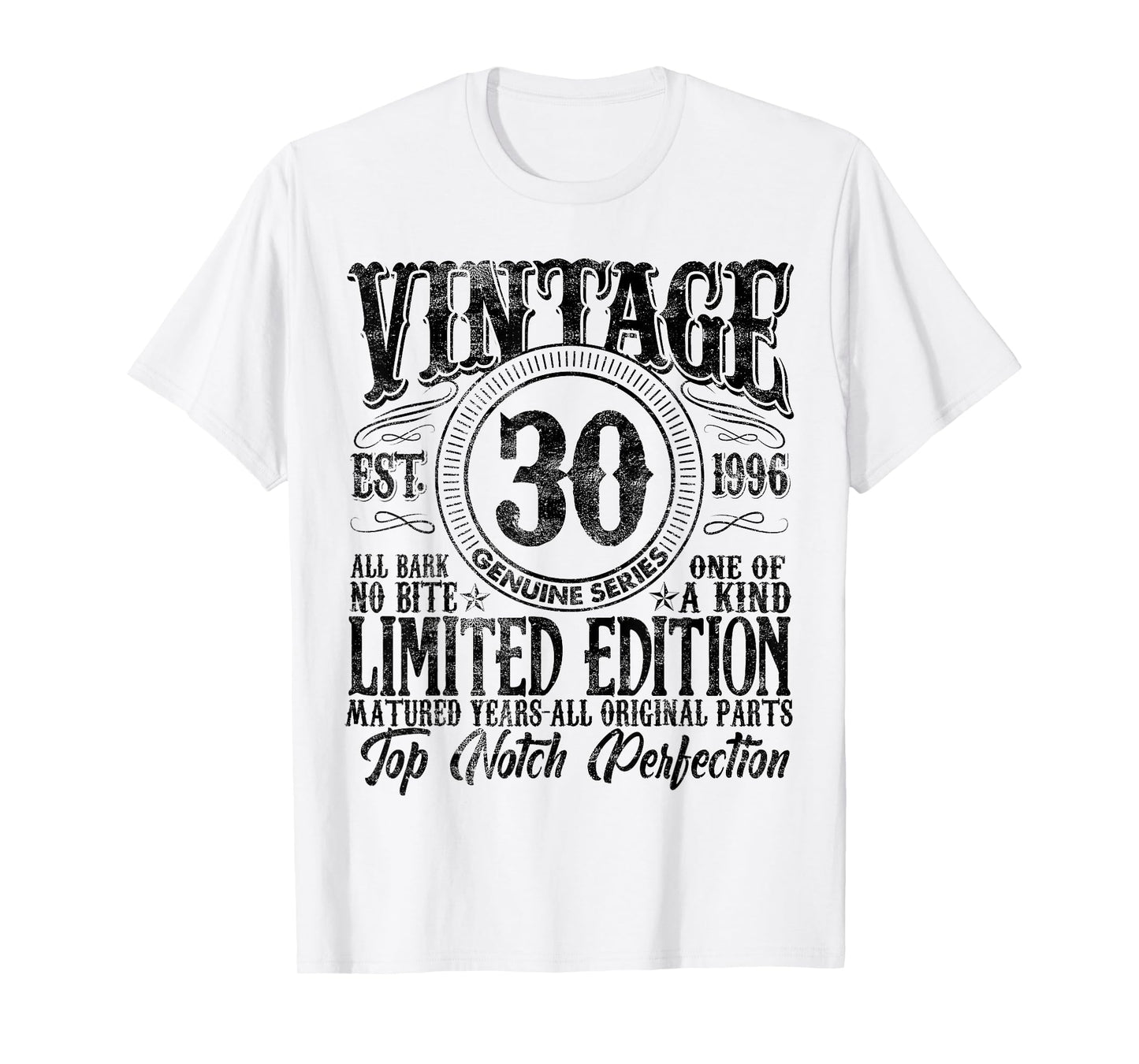 30 Year Old Gifts Vintage 1996 Limited Edition 30th Birthday T-Shirt