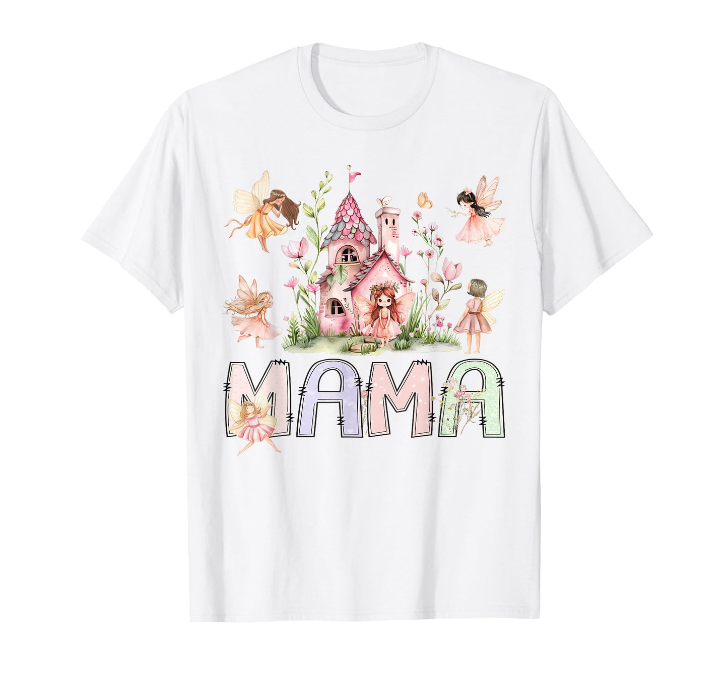 Fairy Mama Magical Fairytale Birthday Girl Family Matching T-Shirt