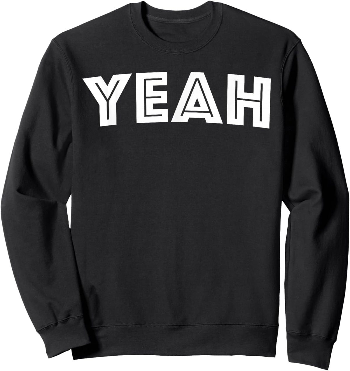 Yeah Sweatshirt - Sweatshirt | Black