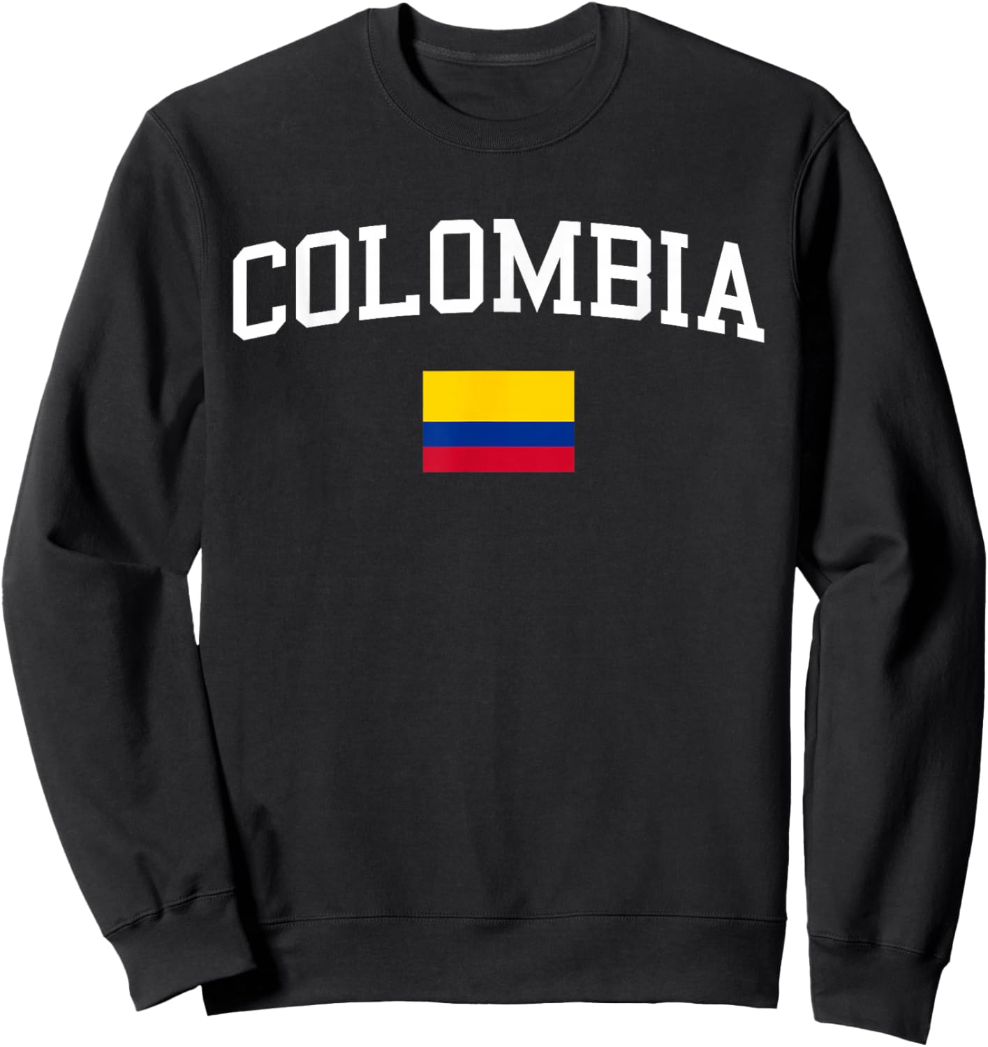 Colombian Flag Men Women Kids Colombia Sweatshirt - Sweatshirt | Black
