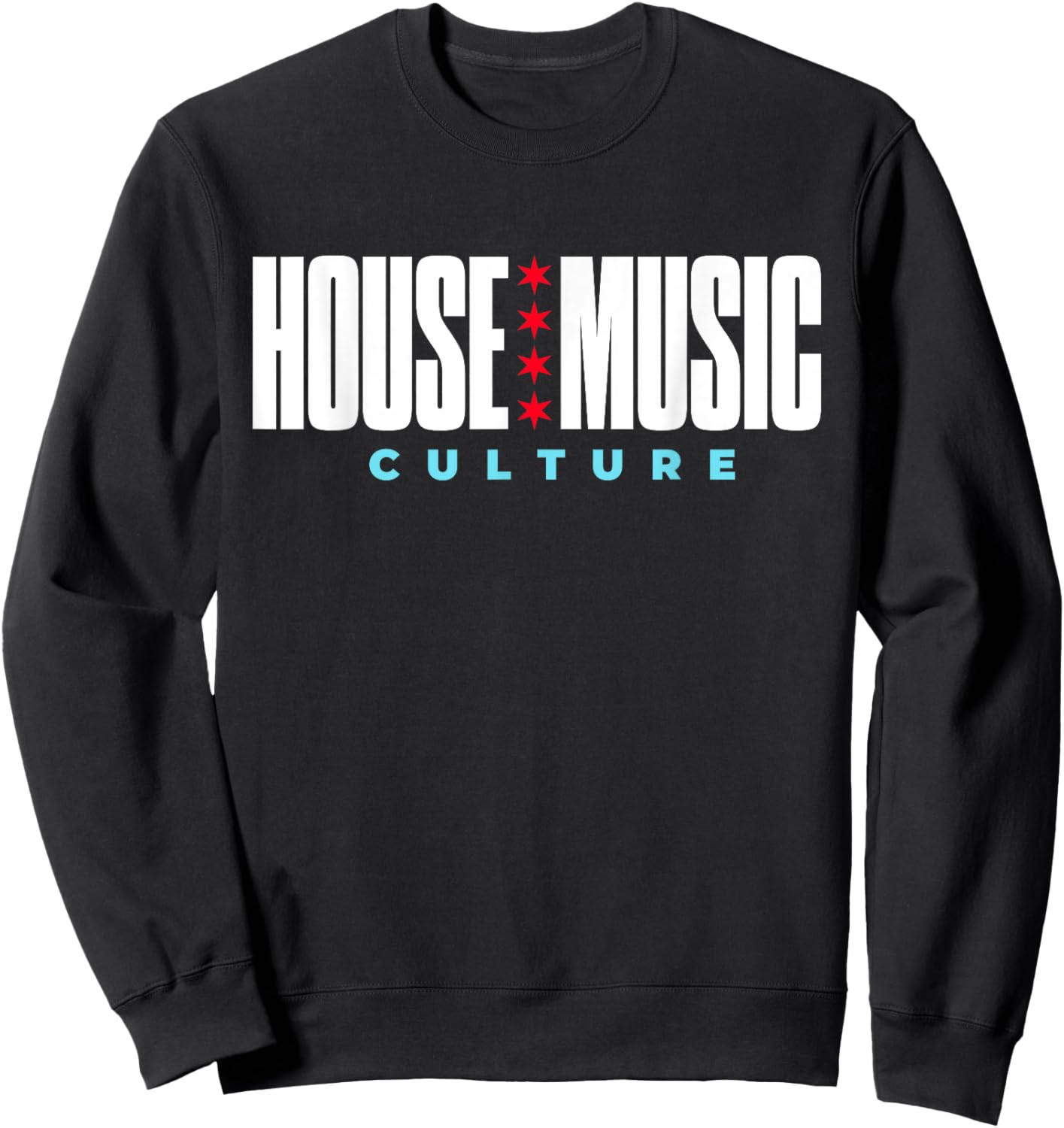 House Music Culture - EDM DJ Sweatshirt - Sweatshirt | Black