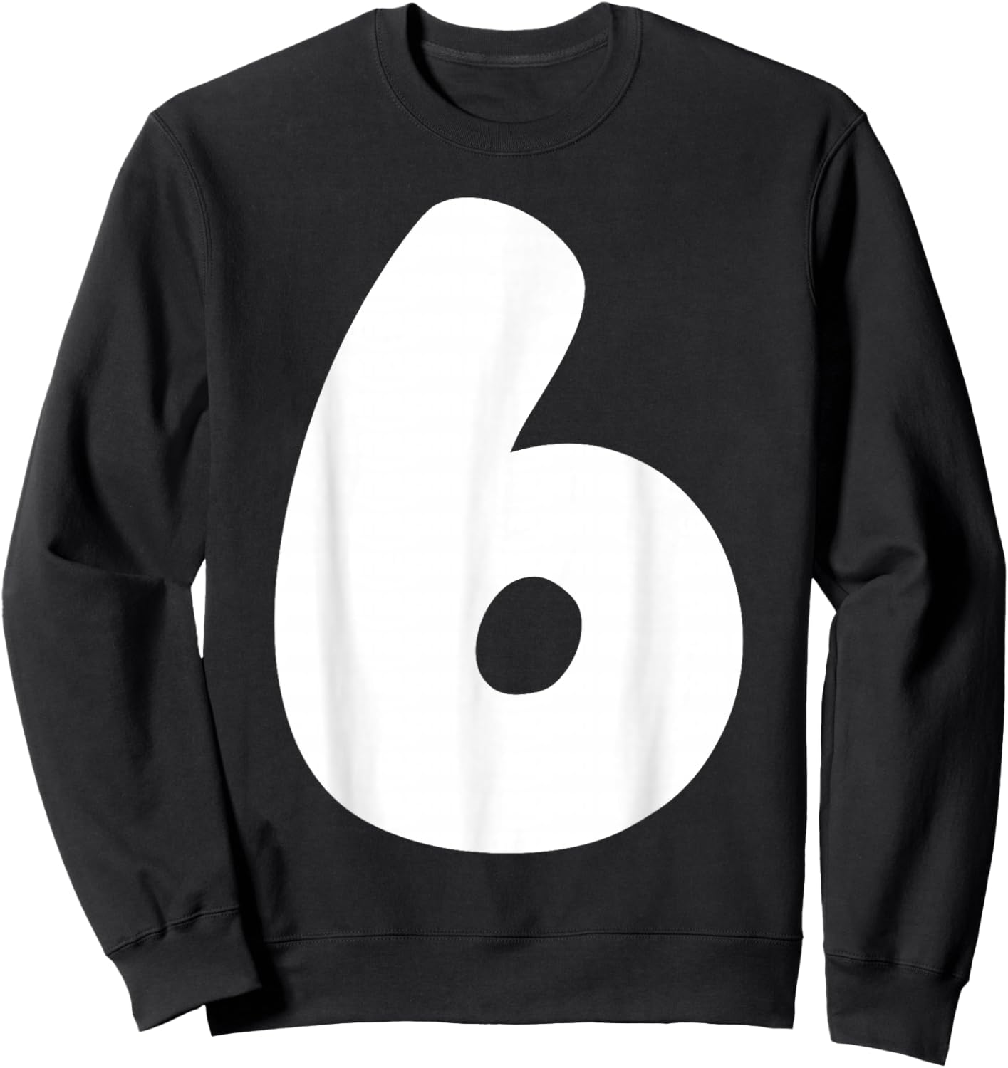 6 Number Six Seven 67 Gen Alpha Slang T Funny Meme Matching Sweatshirt - Sweatshirt | Black