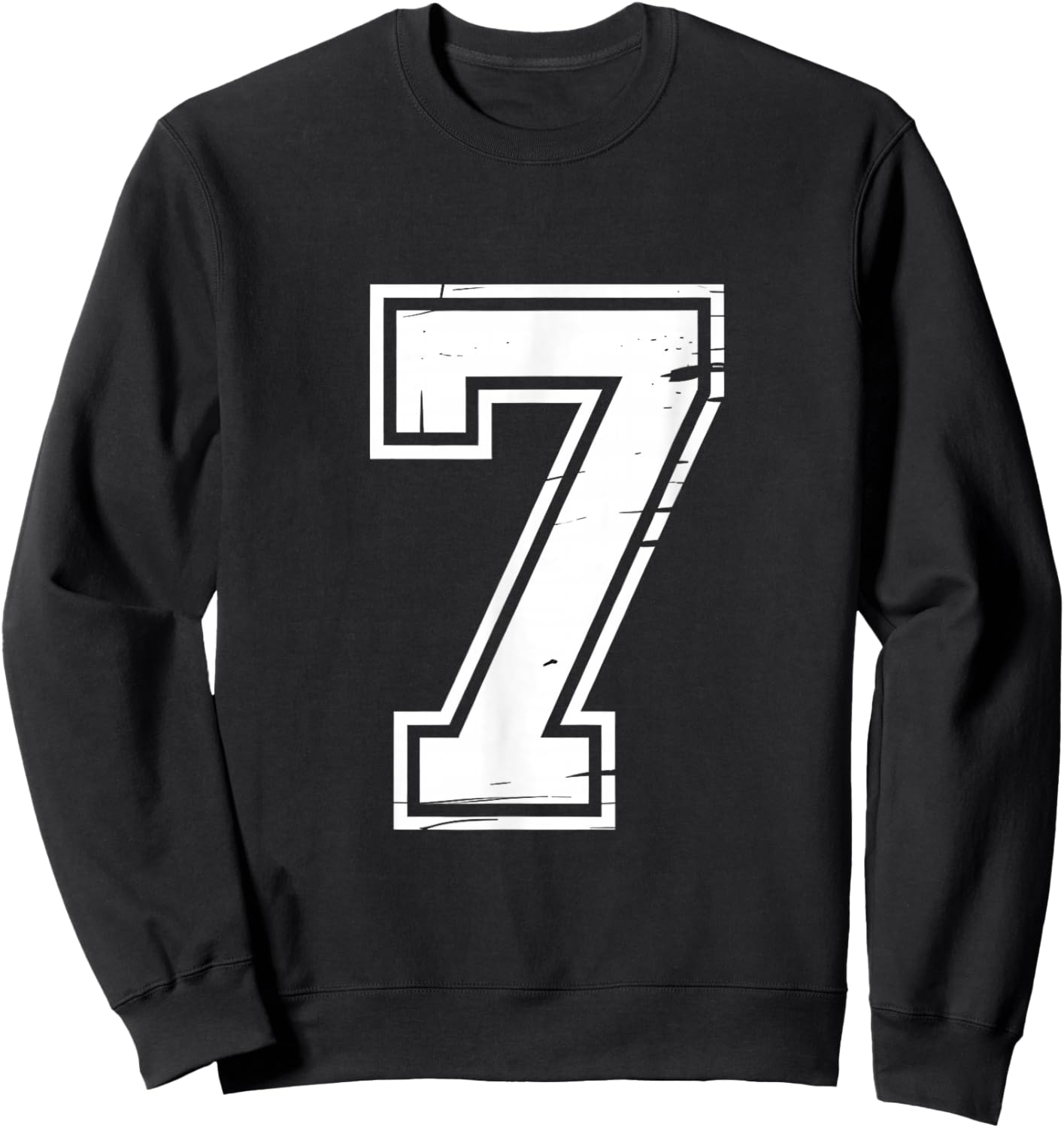 6 Number 67 Six Seven Meme Sweatshirt - Sweatshirt | Black