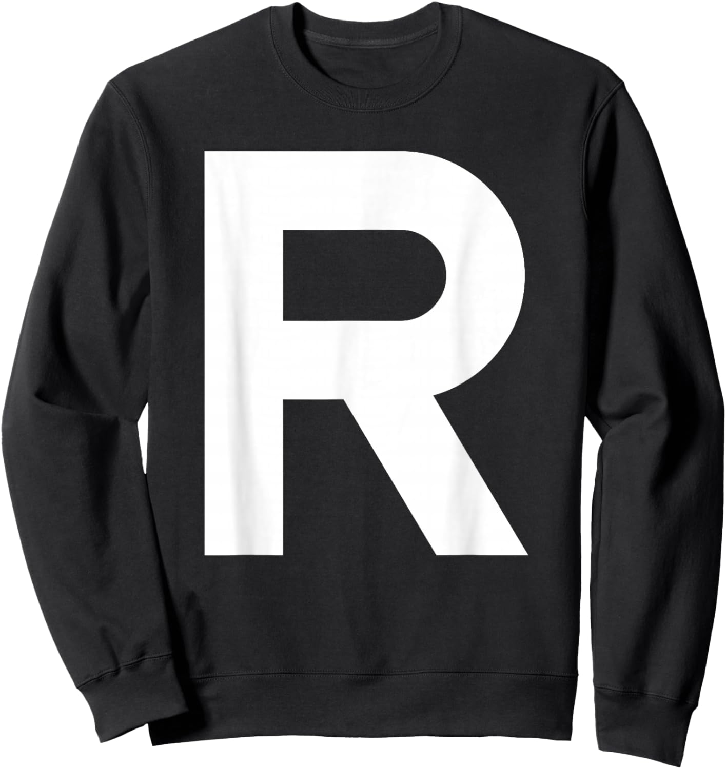Letter R Group Matching Lazy Halloween Costume Sweatshirt - Sweatshirt | Black