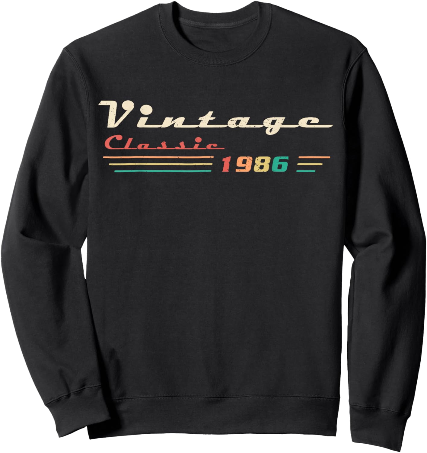 40 Year Old Gift Classic 1986 Limited Edition 40th Birthday Sweatshirt - Sweatshirt | Black