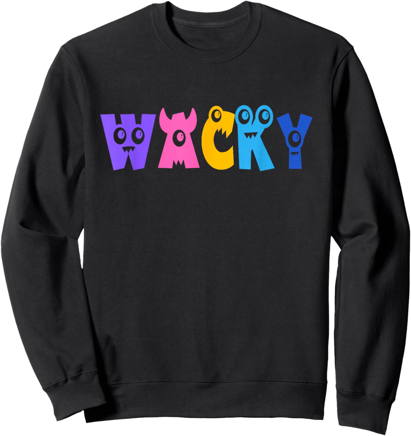 Wacky Costume Kids and Teachers | Mismatch Day Spirit Week Sweatshirt - Sweatshirt | Black