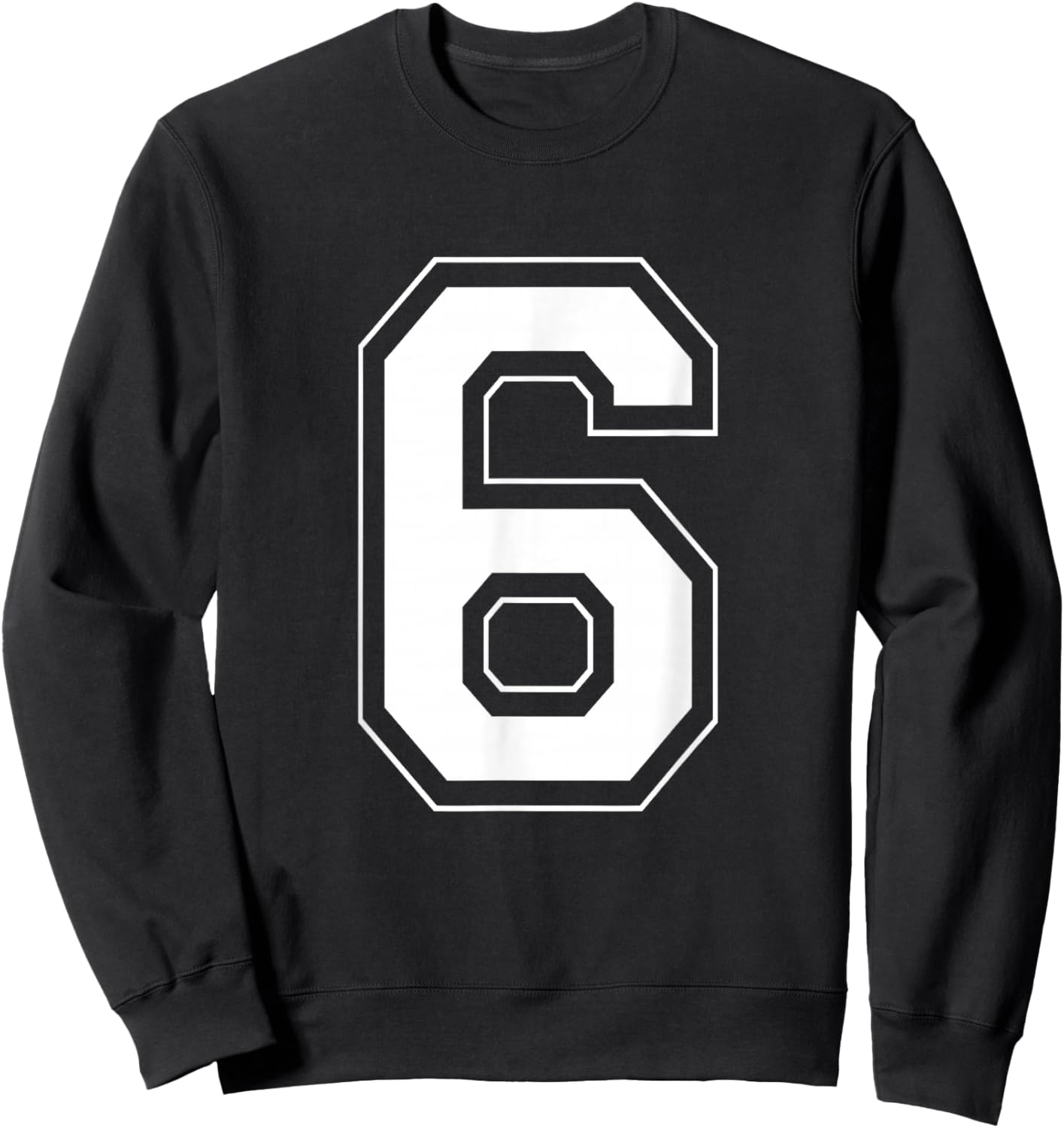 Number 6 7 Funny Meme Saying 6 7 Six Seven 6th 7th 2 Side Sweatshirt - Sweatshirt | Black