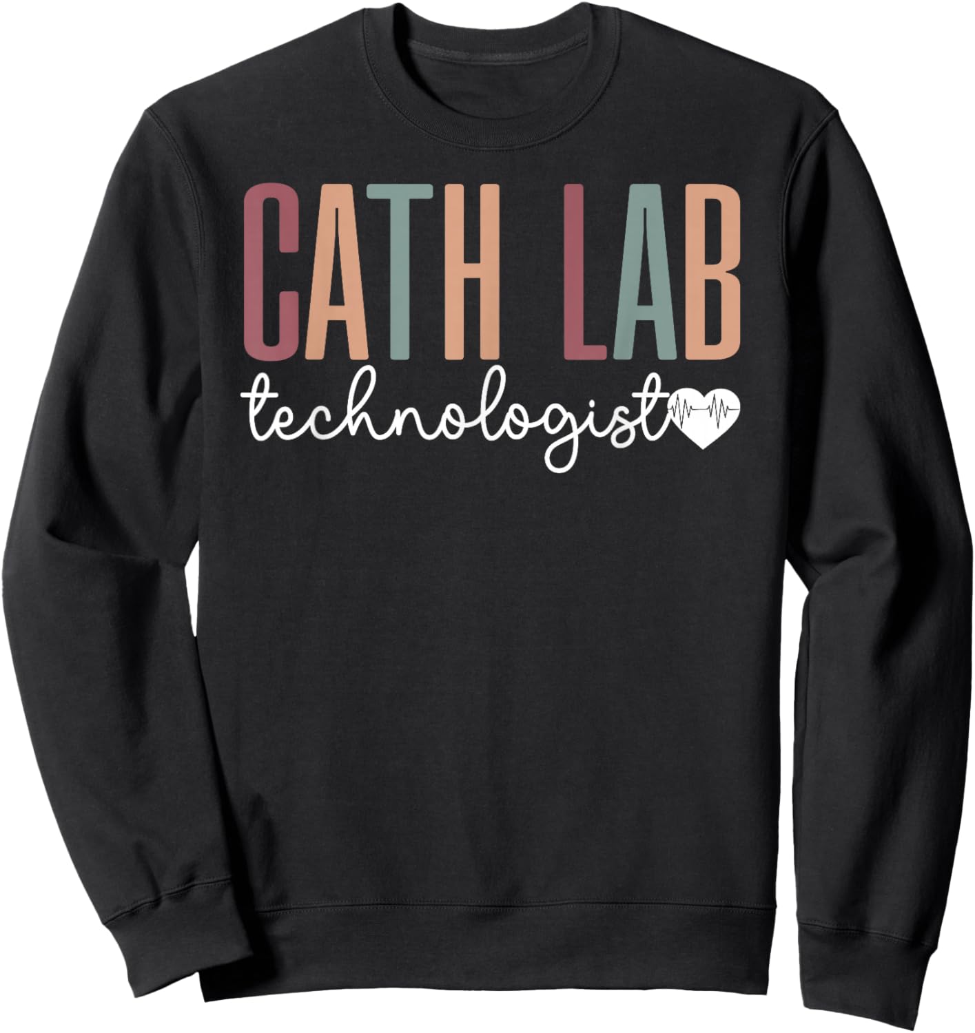 Boho Cath Lab Technologist Cardiac Cath Lab Technologist Sweatshirt - Sweatshirt | Black