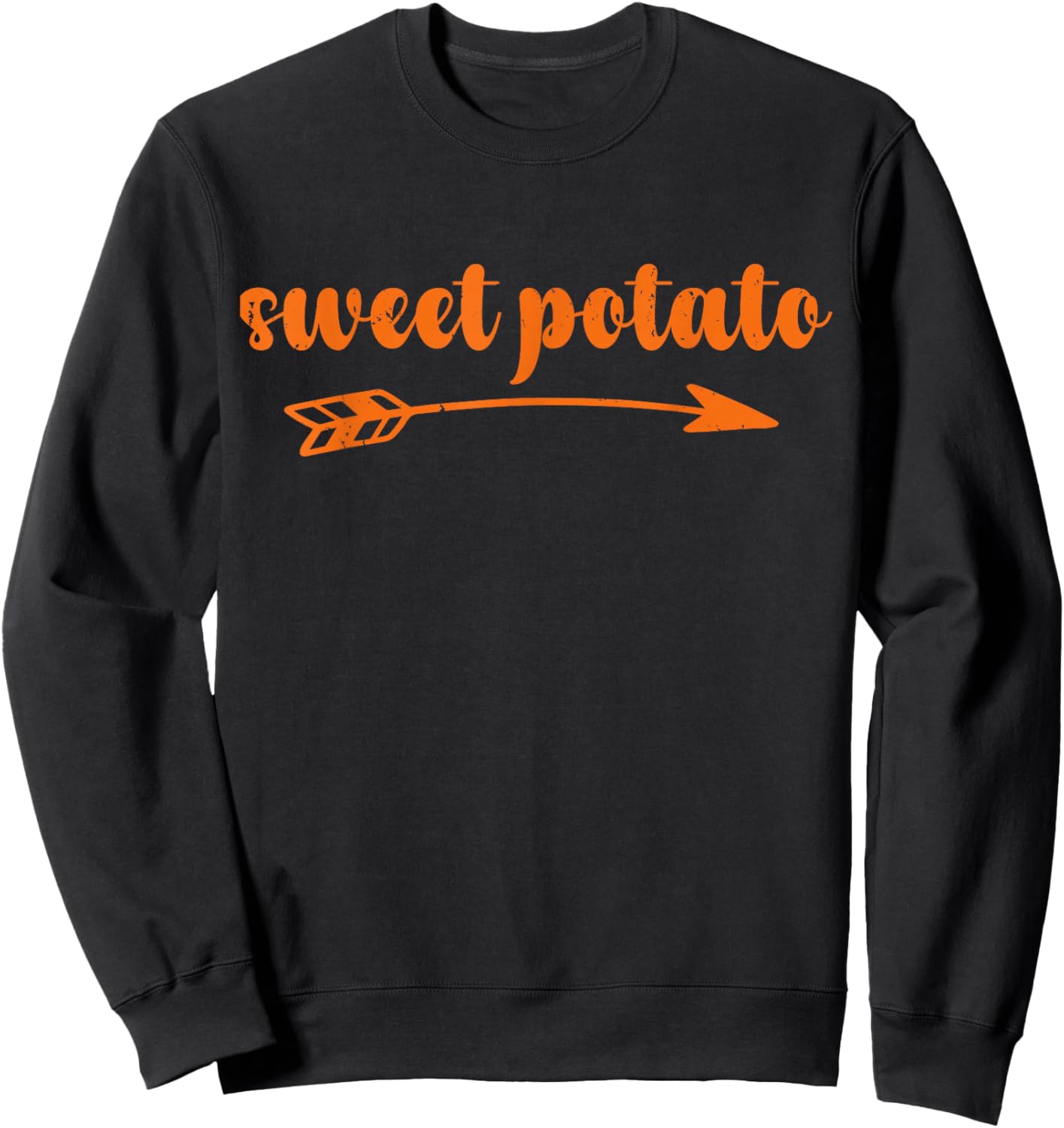 Sweet Potatoes Kind of Rude Potato Thanksgiving Couple Sweatshirt - Sweatshirt | Black