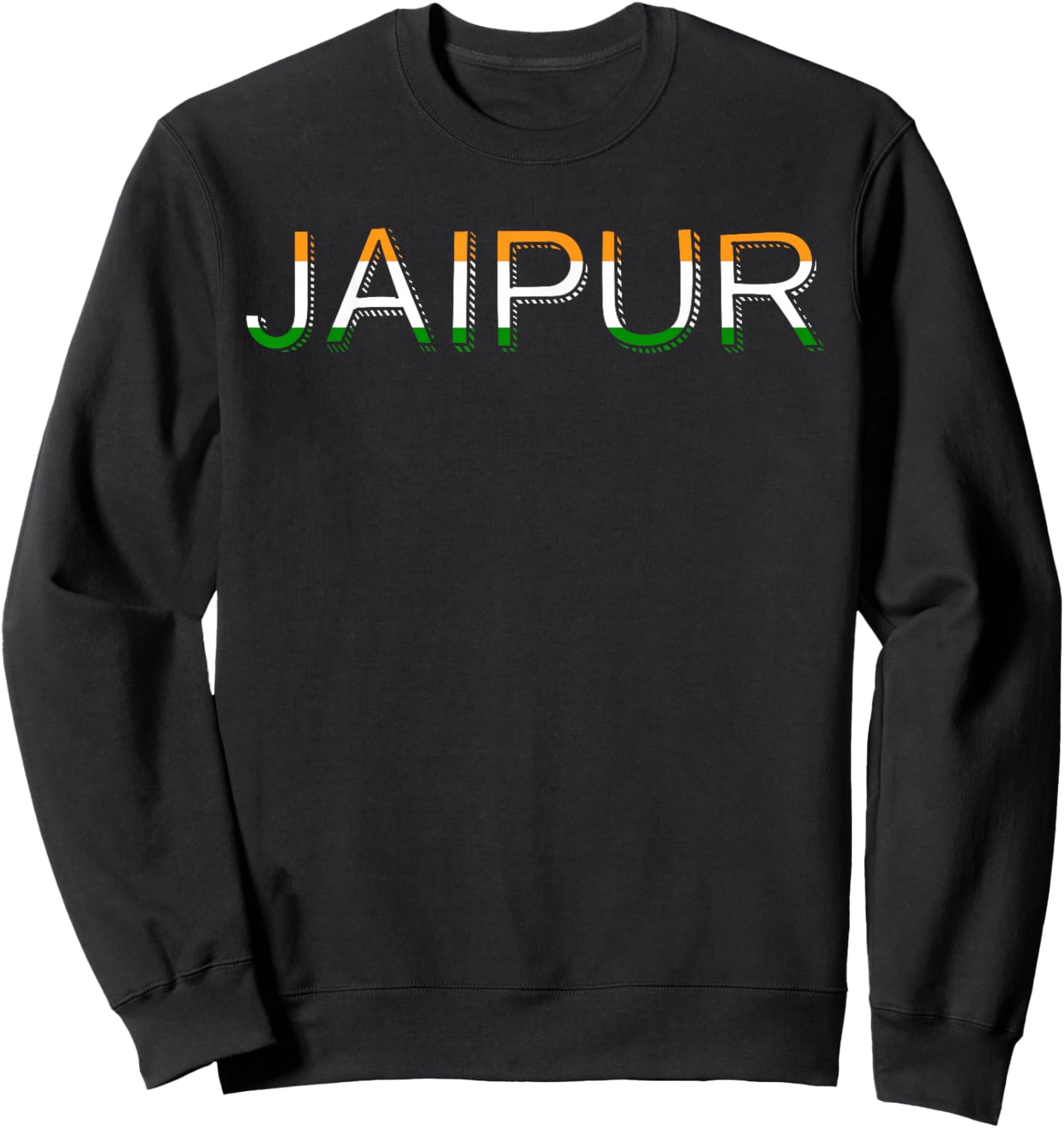 Jaipur Vintage Style Sweatshirt - Sweatshirt | Black