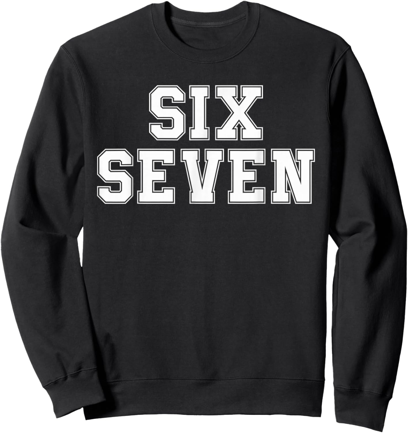 67 Meme Trendy Halloween Funny Six Seven Gen Alpha Teens Boy Sweatshirt - Sweatshirt | Black